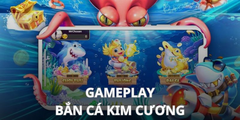 Trò chơi bắn cá kim cương có gameplay khá độc đáo